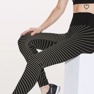 Lululemon | Black Speed Wunder Tight Reflective | Size 6